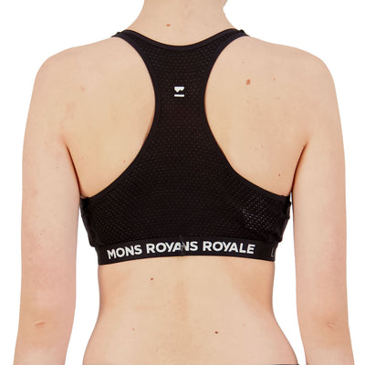 Mons Royale Sierra Sports Bra Damen Black