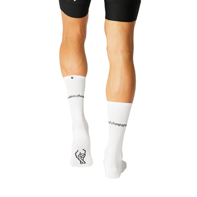 Fingerscrossed Sunshine Chamoise Champagne Socks White