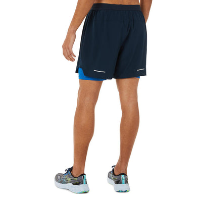 Asics Road 2-N-1 7In Short Herren French Blue Lake Drive