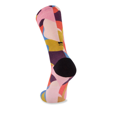 Mons Royale Atlas Crew Sock Digital Bike Art