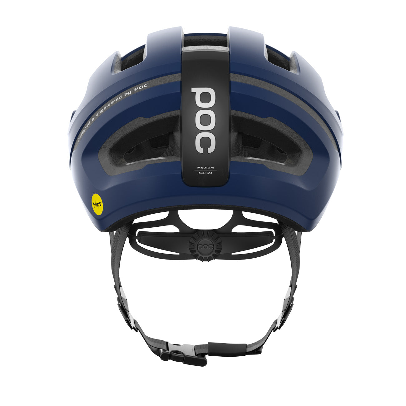 POC Omne Air MIPS Fahrrad Helm Lead Blue Matt