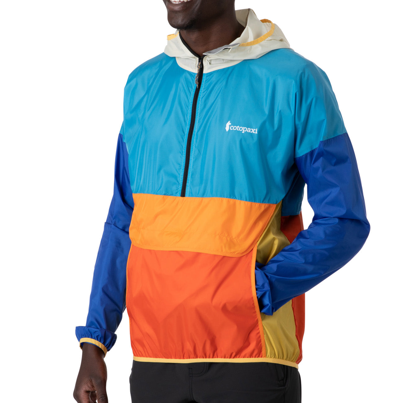 Cotopaxi Teca Half Zip Windbreaker Jacket Sail Away