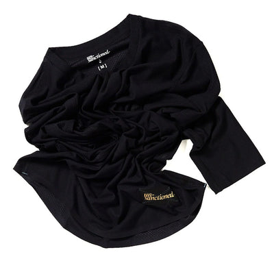 un-sanctioned running Un-Run Long Tee 3/4 Black
