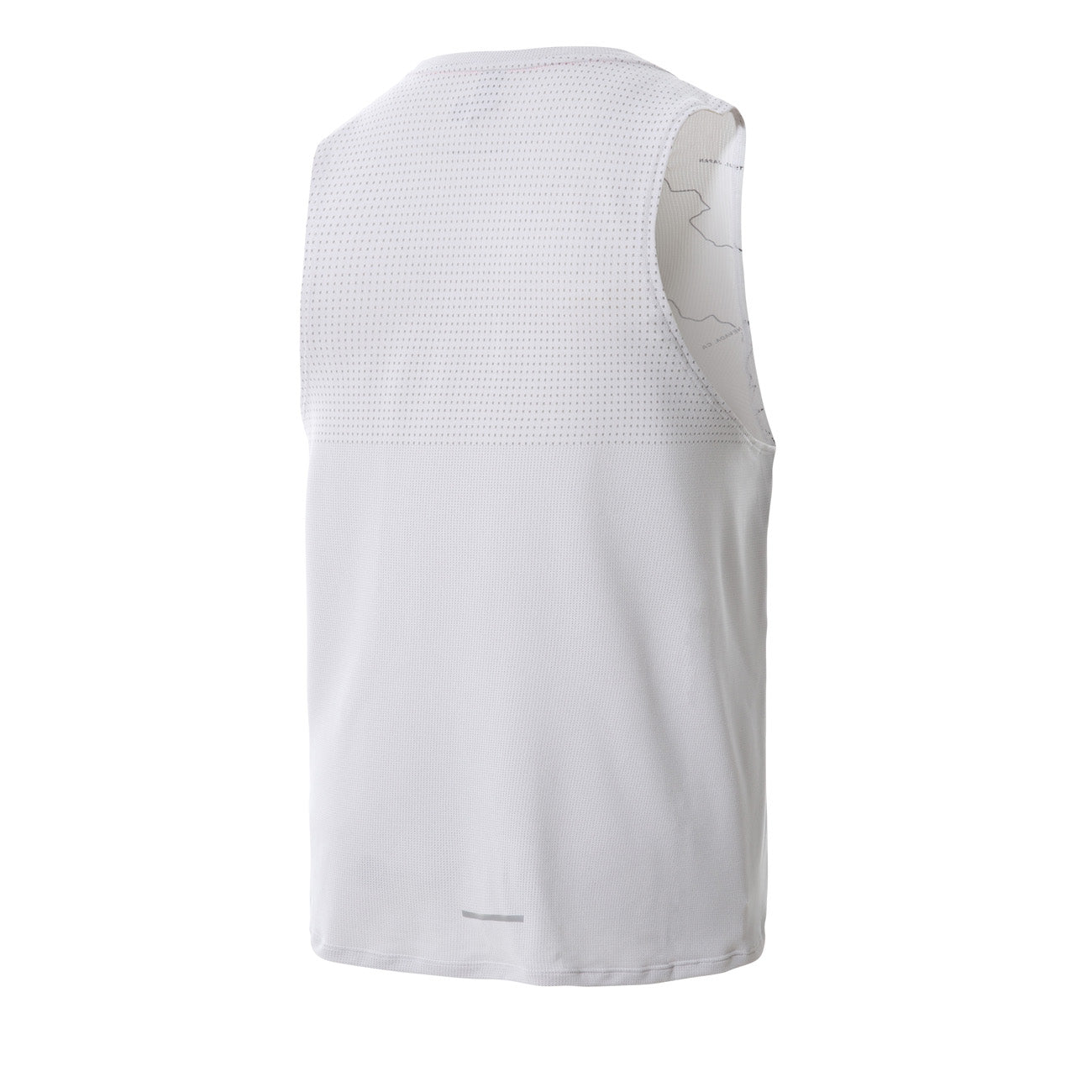 The North Face M Printed Sunriser Tank Herren TNF White Trailmarker Print