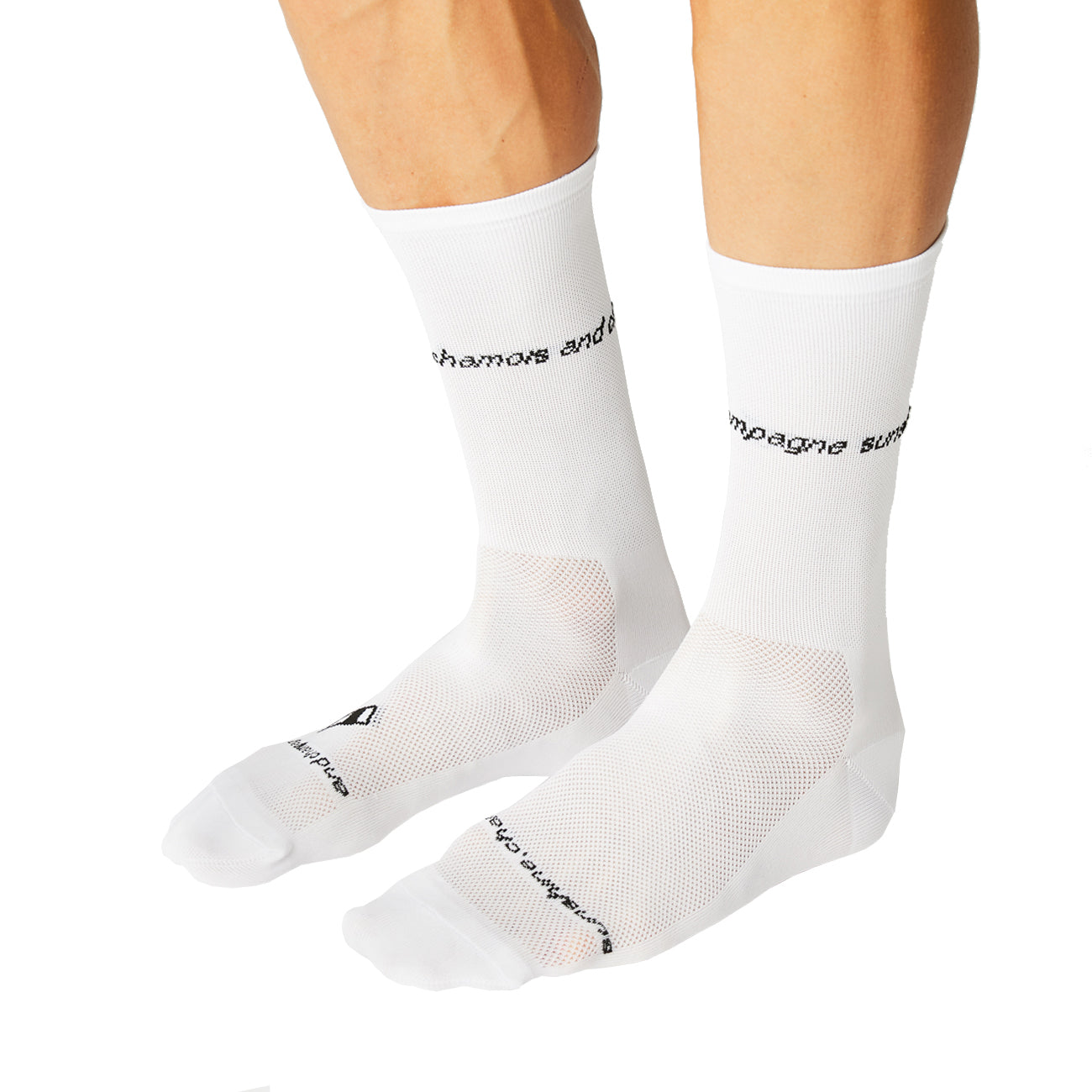 Fingerscrossed Sunshine Chamoise Champagne Socks White
