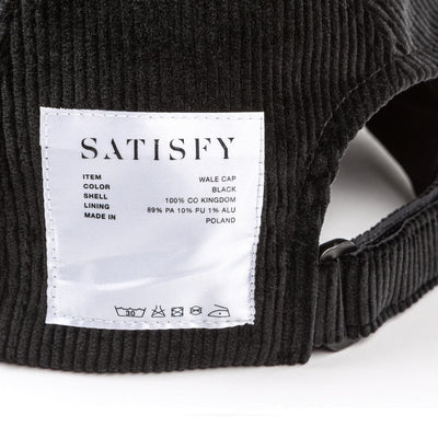 Satisfy Running Wale Cap Black
