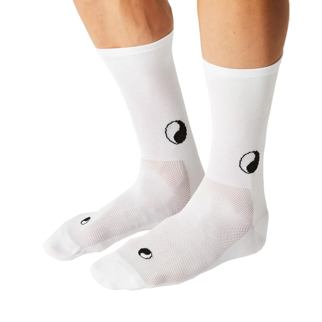 Fingerscrossed Yin & Yang Socks White