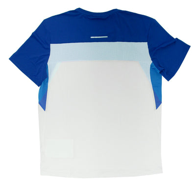 Asics Race Top Laufshirt Herren Brilliant White Monaco Blue