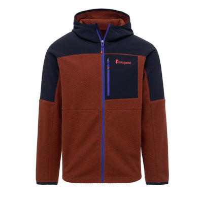 Cotopaxi Abrazo Hooded Full Zip Fleece Jacket Herren Black Rust
