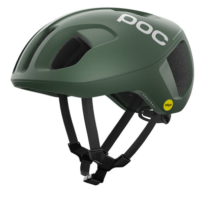POC Ventral MIPS Fahrrad Helm Epidote Green Metallic Matt