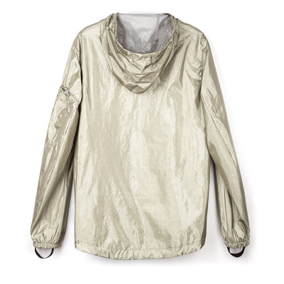 Satisfy Running Silvershell Packable Windbreaker Vetiver