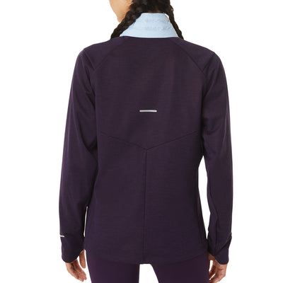 Asics Winter Run Jacket Damen Night Shade Heather Soft Sky