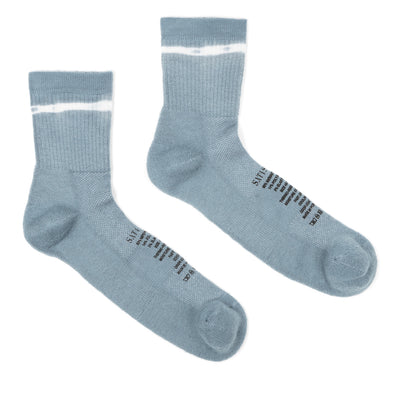 Satisfy Running Merino Tube Socks Stone Blue