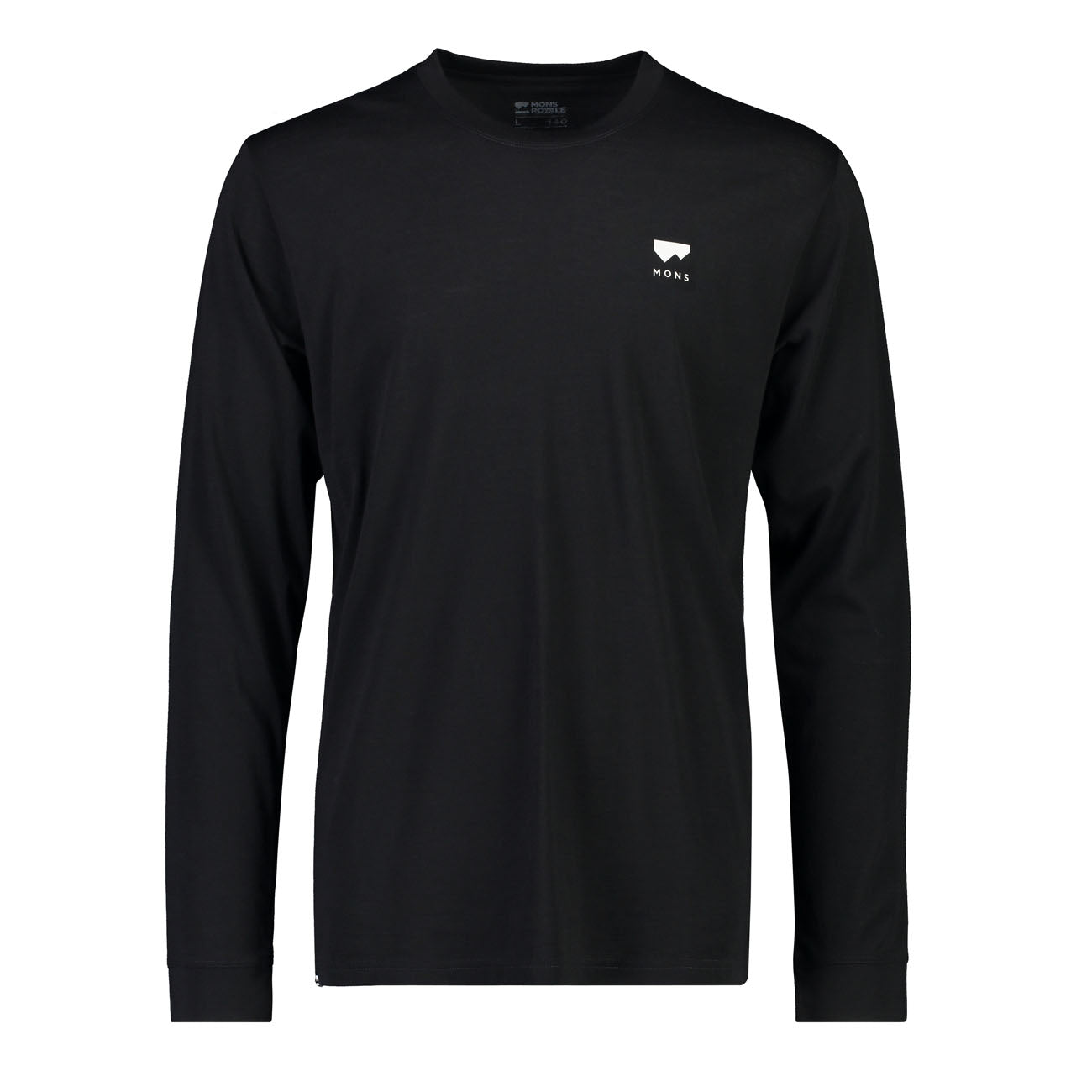 Mons Royale Mens Icon Longsleeve Herren Black