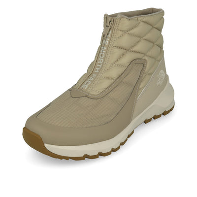 The North Face W Thermoball Progressive Zip Boot Damen Flax Vintage White
