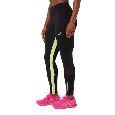 Asics Lite Show Tight Damen Performance Black Lime Green