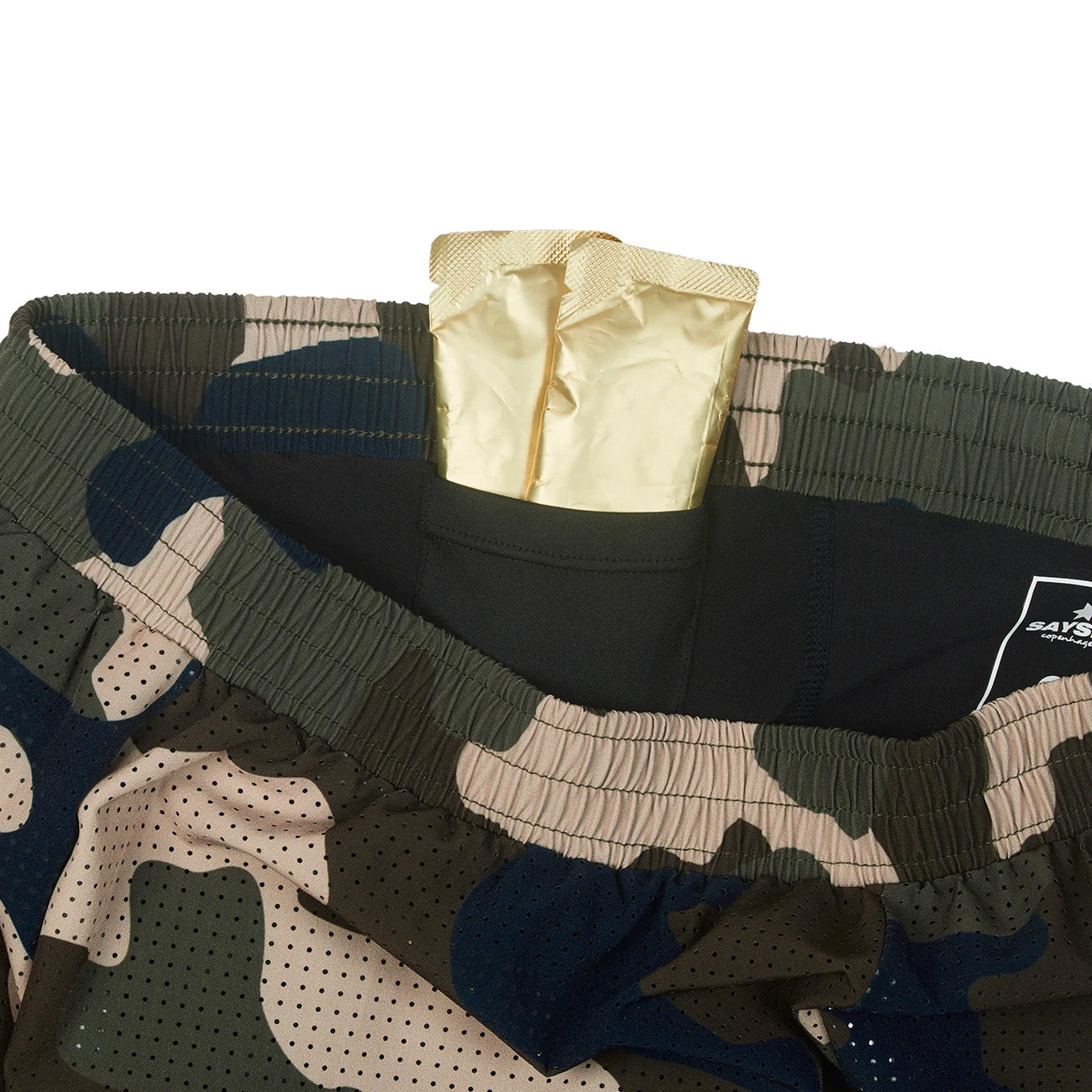 Saysky Camo 2 In 1 Shorts Woodland Camo