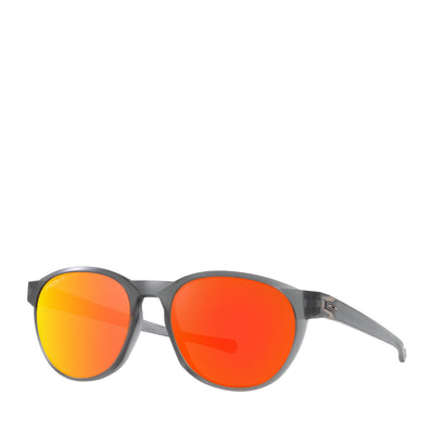 Oakley Reedmace Sonnenbrille Matte Grey Smoke Prizm Ruby Polar