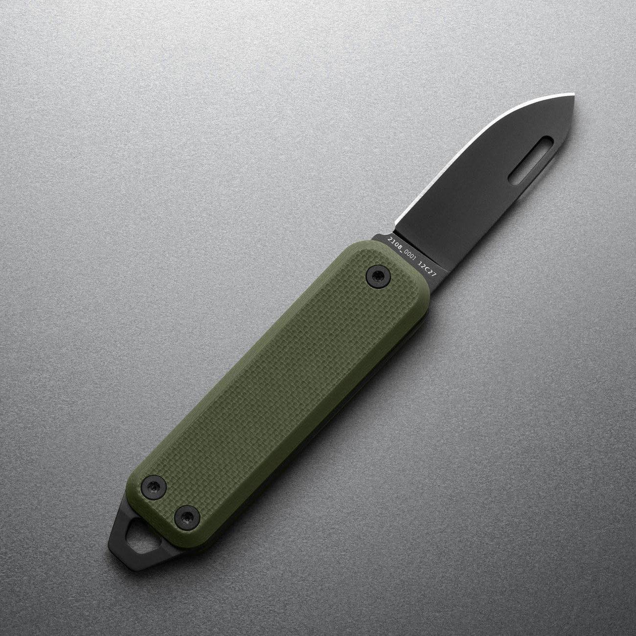 The James Brand The Elko Taschenmesser OD Green Black G10