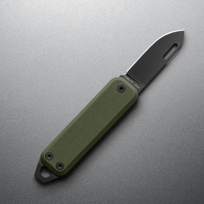 The James Brand The Elko Taschenmesser OD Green Black G10