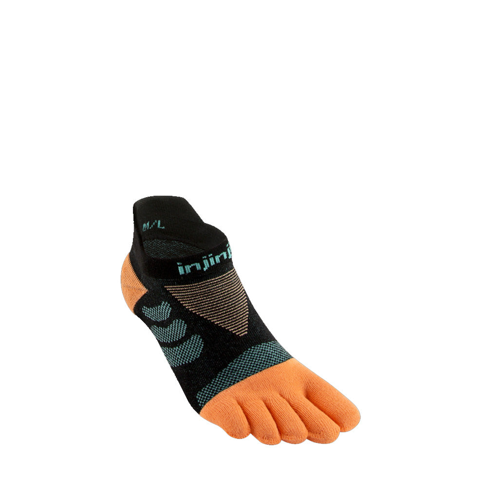 Injinji Womens Ultra Run No Show Socks Tide