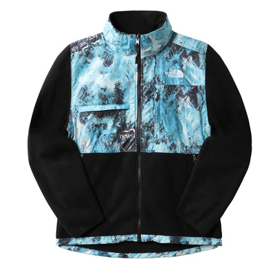 The North Face M Printed Denali Jacket Herren Norse Blue Cole Navin Never A Face Print