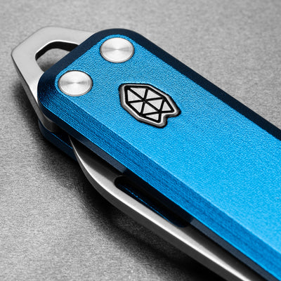 The James Brand The Elko Taschenmesser Cerulean Stainless Aluminum
