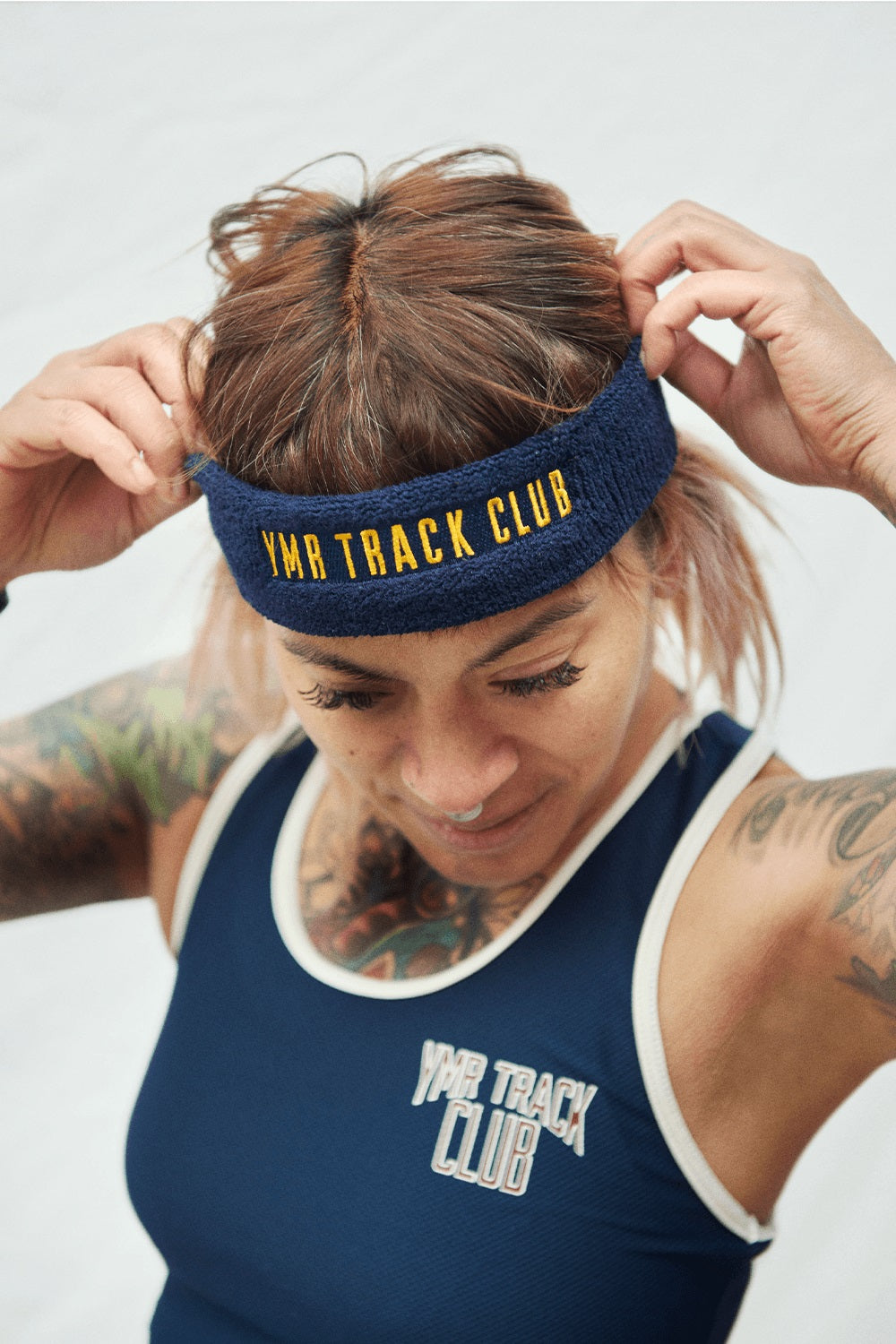 YMR Track Club Head (Bang) Band Navy