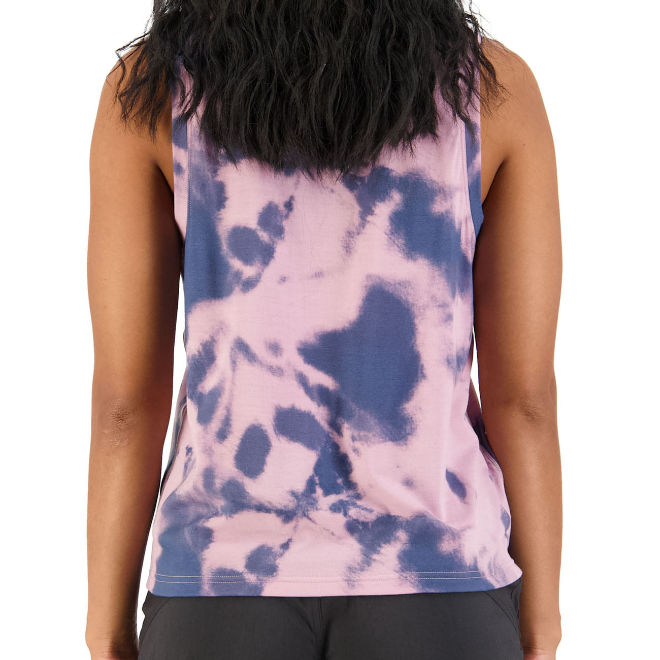 Mons Royale Icon Relaxed Tank Tie Dyed Damen Denim Tie Dye