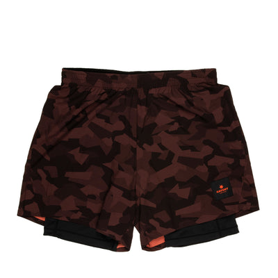 Saysky Splinter 2 In 1 Shorts Herren Burgundy Splinter Camo