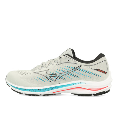 Mizuno Wave Rider 25 Herren Oyster Mushroom Black Ignition Red