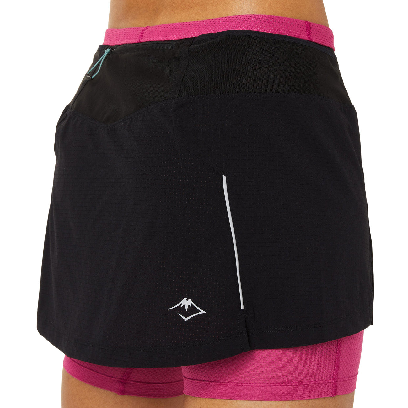 Asics Fujitrail Skort Damen Performance Black Fuchsia Red