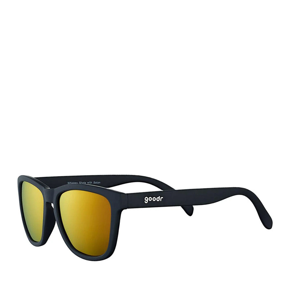 Goodr OGs Sonnenbrille Whiskey Shots with Satan Sunglasses