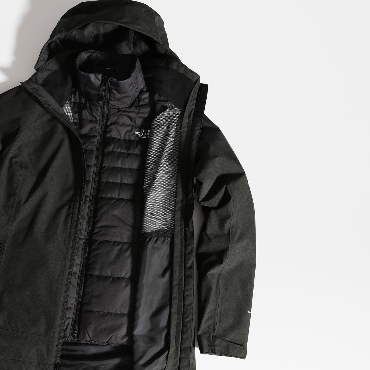 The North Face W Inlux Triclimate Jacket Damen TNF Black Heather TNF Black