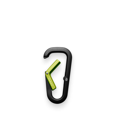The James Brand The Hardin Karabiner Black Electric Moss