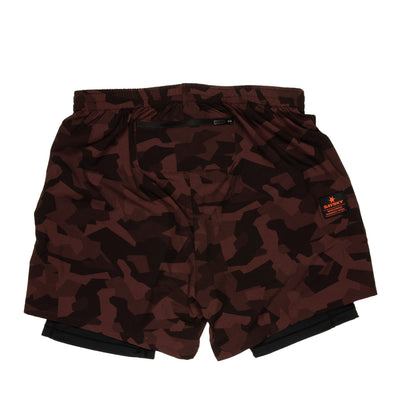 Saysky Splinter 2 In 1 Shorts Herren Burgundy Splinter Camo