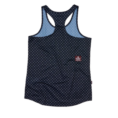 Saysky Wmns Polka Combat Singlet Damen Sky Captain Polka Dot