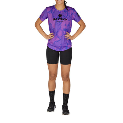 Saysky Wmns Classic Combat Tee Purple Toxicity