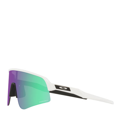 Oakley Sutro Lite Sweep Sonnenbrille Matte White Prizm Road Jade