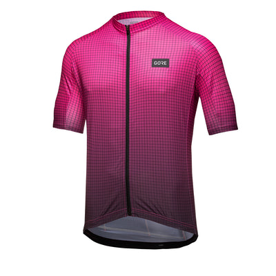 Gore Wear Grid Fade Jersey Herren Black Process Pink