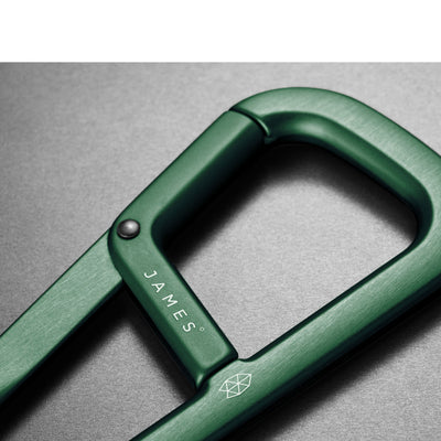 The James Brand The Hardin Karabiner Dark Green Dark Green