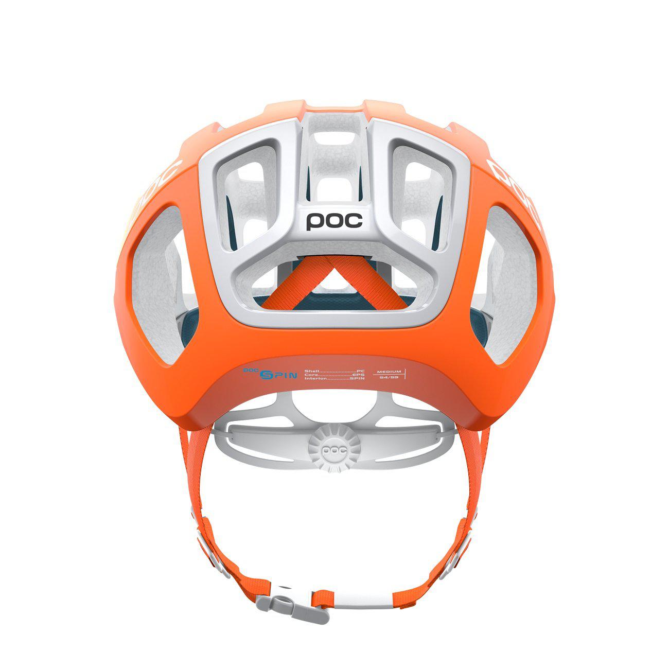 POC Ventral AIR SPIN Rennradhelm Zink Orange AVIP-Runster