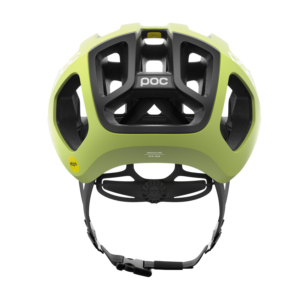 POC Ventral Air MIPS Fahrrad Helm Lemon Calcite Matt